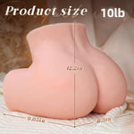 Sex Butt Ultra Soft Male Sex Dolls Male Masturbators Extremely Realistic Male Sex Buttocks 3Dtextured Vagina And Anal Channels Adult Sex Toys & Games (10Lb-Flesh)