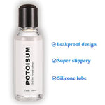 Personal Lubricant, Silicone Based Sex Lube Premium Luxury Lubricant For Men Women & Couples, Longer Lasting Than Water Based, Hypoallergenic Glycerin Paraben Free Intimacy