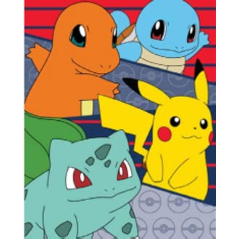 Pokemon Pikachu Throw Silky Blanket 40X50