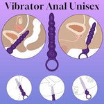 8 Inch Vibrating Anal Beads Butt Plug Anal Toys, Prostate Massager