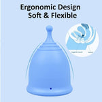 Reusable Menstrual Cups for Changing Cycles Light to Heavy Flow Days