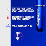Delay Spray For Men, Climax Control To Last Longer In Bed, Non-Numbing Natural Ingredients Desensitizing Spray For Him - 1Th Generation 80 Sprays (6Ml)