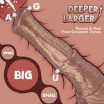 Horse Dildo, 10 Inch Horse Cock Dildo, Thick Animal Dildos with Strong Suction Cup, Big Silicone Realistic Dildos, Soft Girthy Huge Fake Penis for Men Women Gay Couples, Adult Sex Toys for Anal Play