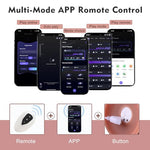 8.9‘’ Realistic Silicone Dildo, Powerful APP-Controlled Dildo
