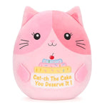 12 Inch Cat Plush Pillow – Cute Stuffed Animal Cat Doll For Women, Soft Plushies Pillow For Bed & Office Decor Birthdays
