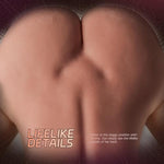 Sex Doll For Men Flesh Male Masturbator Pocket Pussies Realistic Adult Sex Toys For Men,5.8Lb Entry-Level Ass Lifelike Soft Butt With Vagina And Anal Channel For Several Light Sex Positions (Wheat)