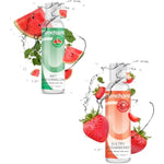 1+1 Bundle: Sultry Strawberry & Wet Watermelon Water-Based Lubes Flavored (8Fl Oz Total)