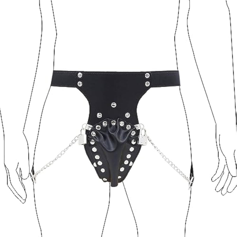 Bdsm Chastity Belt Leather Fetish Chastity Slave Sex Toys Extreme Sex Erotic Men Gay Penis Cage Men Sm Bondage Chastity Cage Men Penis Ring Cages Belt With Lock
