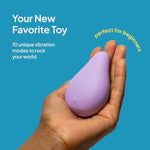 Hello Little Massager - Small Vibrator With 10 Intense Vibration Modes, Rechargeable, Shower Ready And Long Lasting Up To 60 Minutes - Adult Sex Toy For Women