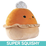 Original 10-Inch Torize The Pumpkin Pie - Official Jazwares Fall Halloween Plush - Collectible Soft & Squishy Dessert Food Stuffed Animal Toy - Gift For Kids, Girls & Boys