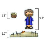 Ruth and Naomi Felt Figures for Bible Flannel Board Stories Old Testament Story and Activity Pages