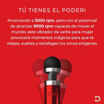 Doxy Die Cast 3 Petite Silicone Head Massager - Metallic Finish Sex Toys, Massage Gun, Neck Massager for Painful Muscles and Intimate Enjoyment - Exceptional Materials, Perfect Control