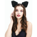 Anal Plug Butt Plug Adult Sensory Toys, 4Pcs/Set Fox Tail Anales Plug Toys With Cat Ears Headband And Necklace Metal Breast Clip Anal Sex Toys For Women Men Beginners Adult Couples Bondage, Black