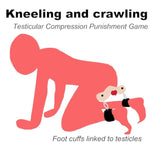 Cock Bondage Flail With Wooden Clip, Adjustable Ankle Cuffs Scrotum Men Testicle Toys Cbt Chastity Belt Testicle Punish Cock Bondage Extreme Bdsm Enforcer Adjustable Ankle Cuffs For Couples Sex Games