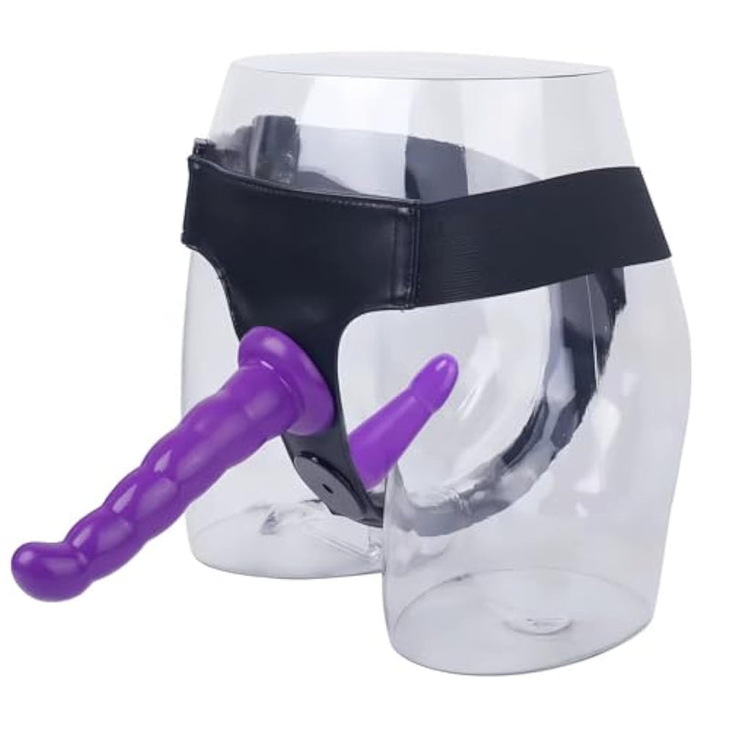Adjustable Harness Strapless Strap-On Dildo Kit, Two Realistic Dildos, Women'S Strap Design, Lesbian Couples
