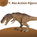 Jurassic Tyrannosaurus Rex Action Figure Dinosaur Toy For Kids 3-5, 5-7 With Sound & Movement, Attack T Rex Dino Toys With Rampage Attack, Chomp & Roar – Birthday Gift For Kids Ages 3+