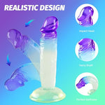 6 Inch Clear Dildo Anal Dildo Suction Cup Dildo for Women