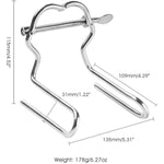 Anal Expander Adjustable Vaginal Expander Metal Anal Butt Plug Bdsm Anus Dilator Anal Sex Toys For Men Women Anus Stretcher