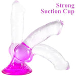 6 Inch Mango Butt Plug + Big Crystal Wolf Dildo