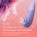 Enhance 2 in 1 Air Massage Adult Toys & Clitoris Vibrator, Lilac