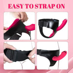 G Spot Vibrator Strap On Dildo, Adjustable Harness Dildos With 7 Vibration Modes, Remote Control Vibrators Panty Clitoral Double Dildo, Wearable Strap-On Sex Toys For Women Couple Lesbians…