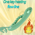 Heated Electric Fantasy Dildo Rechargeable Versatile Thrusting Av Wand Sex Toys Anal Plug Clitoris G Spot Stimulator With 10 Powerful Vibration Modes,Waterproof Massager For Couples