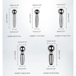 Urethral Dilators, 5 Pieces Of Hollow Urethral Penis Plug Set Urethral Sounds Penis Plug Training Set Sex Toy For Men