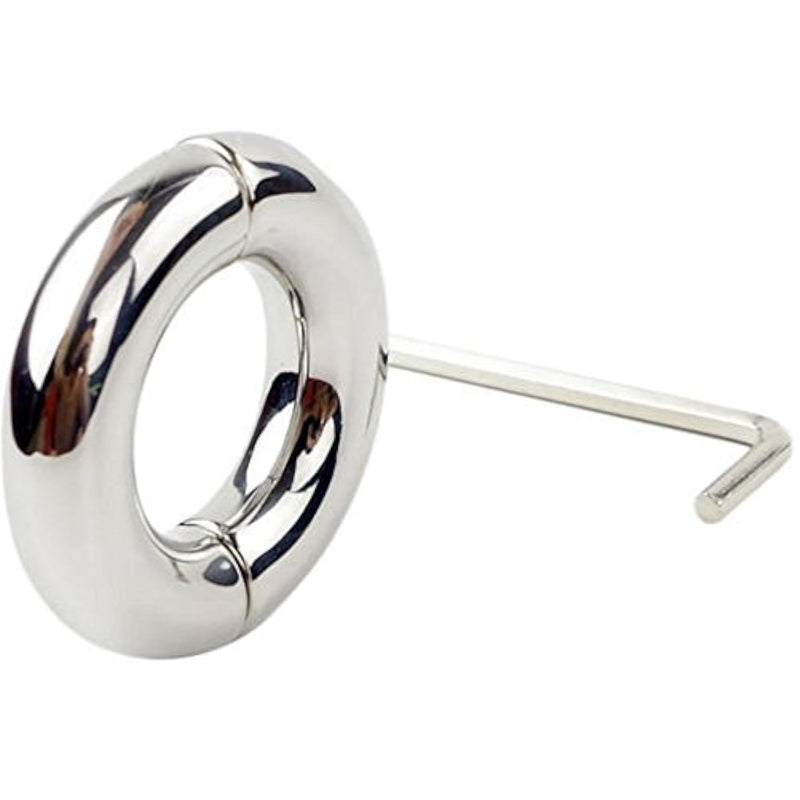 Ball Stretcher, Male Stainless Steel Ball Stretcher Testicle Stretching Ring Metal Device Toys With Color Box Package (39Mm-7.62Oz)