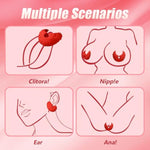 Nipple Vibrator Adult Sex Toys For Women, Bdsm Toys Vibrating Nipple Clamps With 10 Vibration Modes, Remote Control Mini Vibrators Anal Clitoral Stimulation, Female Men Couples Nipple Toys