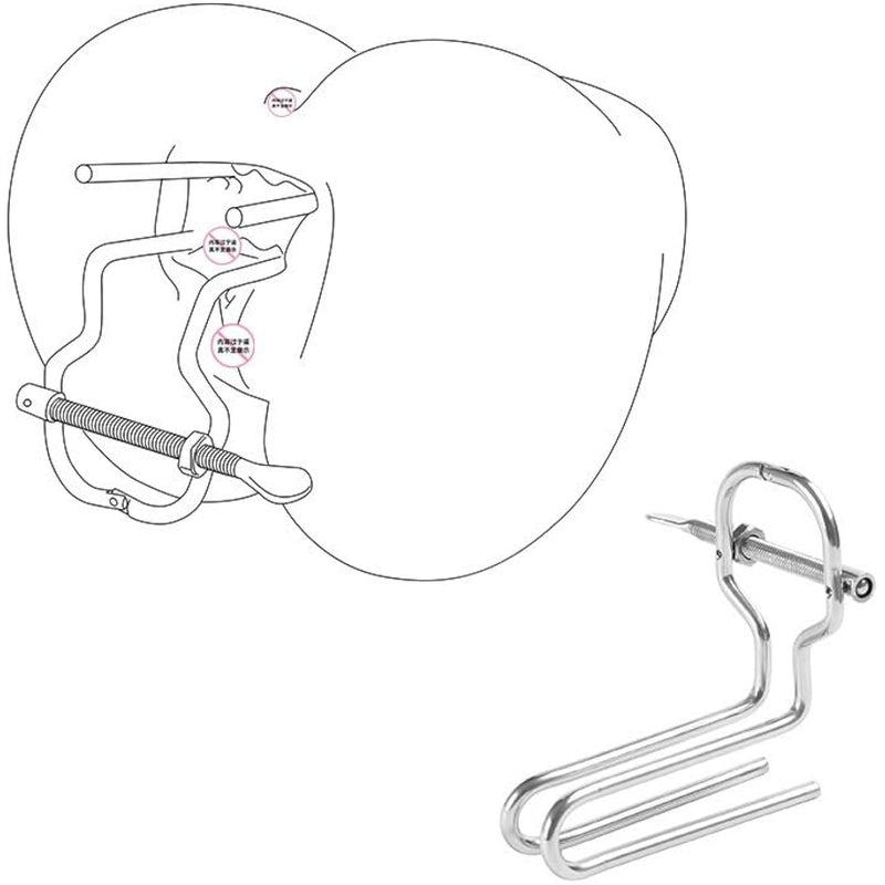 Metal Anal Expander Stainless Steel Anal Vaginal Expander Dilator Adjustable Anal Tunnel Expander Vaginal Spreader Sm Vaginal Speculum Butt Plug Anal Plug Anal Toys For Men Women Couple