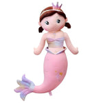 Mermaid Stuffed Animal Plush, 39.4In Cute Soft Pink Hugging Mermaid Plushies Pillow Toys Kawaii Birthday Gift For For Adults Kids Boys Girls