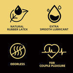 Studded Condoms for Men, Ultra Thin Textured, 12 Count