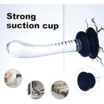 7.5" Small Glass Realistic Dildo,Cute Anal Butt Plug Adult Sex Toy With Silicone Suction Cup Base,Clitoris G-Spot Prostate Massage Dildo For Beginner And Couples Pleasure