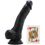 Ns Novelties Coloursoft 8 Inch Silicone Dildo With Lube 1Oz | Realistic Dildos | Harness Compatible Strap-On | Strong Suction Cup Base