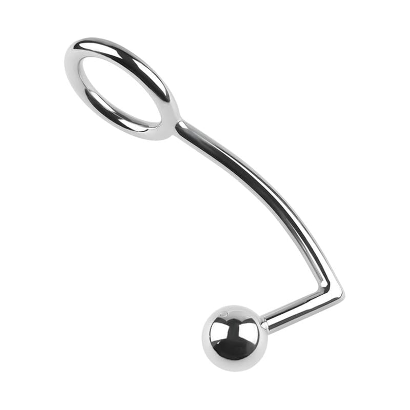 Anal Hook Stainless Steel Rope Hook With Ring Bondage Fetish Toy For Unisex Adult Butt Plug Prostate Massage G-Spot,40Mm