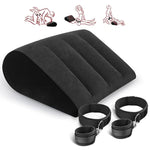 Sex Positions Pillow Handcuffs Set - Bdsm Bondage Restraint Sex Position Support Pillow Inflatable Ramp Handcuffs Wrist Cuffs Adult Sex Toys For Women And Couples