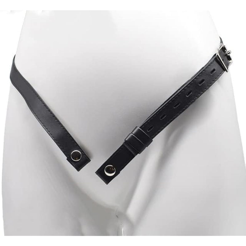 Adjustable Male Chastity Belt Device with Anti-Off Strap and Cock Cage