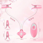 Vibrating Nipple Clamps Nipple Toys Nipple Vibrator 10 Powerful Vibration Adult Toys For Women Female Sex Toys Couple Sex Toys Sex Pleasure Bdsm Nipple Stimulation