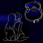 Double Silicone Mouth Ball Gag Mouth Harness Open Mouth Plug Strap On Bondage Restraint Sm Fetish Sex Toys For Women Men Couples