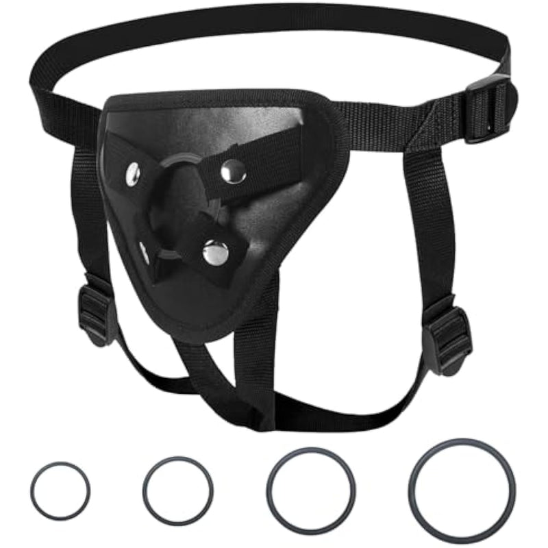 Adjustable Strap On Harness For Women And Men - Versatile Dildo Plus Size Strapon Harness For Couples, Lesbian, Gay, And Pegging Play - Comfortable And Secure Strapless Design, Unisex Adult Sex Toy