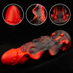 Monster Butt Plug Anal Plugs Anus Stretcher Prostate Massager Realistic Liquid Silicone Mystery Devilfish Dildo With Strong Suction Cup For Men Women Adult Sex Toys (L)