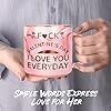 Valentines Gifts for Her, Funny 12 OZ Coffee Mug Gifts for Girlfriend Wife from Boyfriend Husband Him, Cute Stuff for Women Her, Naughty Valentines Presents Gift Ideas