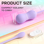 Twist Type Vibration Jump Egg - 3 Gears And 6 Rotating Vibration Modes, Usb Charging, Waterproof, Masturbation Toy (Purple)
