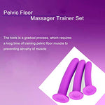 3 Pack Silicone Pelvic Floor Muscle Dilator Trainer Set