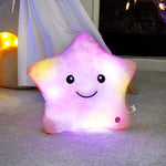 13'' Creative Twinkle Star Glowing Led Night Light Plush Pillows Stuffed Animals Toys Birthday Christmas Holiday Valentines Gifts For Toddlers Girls(Pink)
