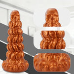 Monster Dildo Silicone Fantasy Anal Dildos with Suction Cup Anal Beads Butt Plug G-spot Sex Toys for Women Men and Couples (S)