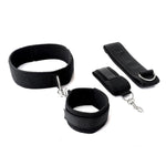 Bdsm Sex Bondage Wrist Thigh Cuffs, Adult Sex Toys Couples Bed Restraints Sets Adjustable Leg Straps Sex Restraints Handcuffs For Beginner Sm Game