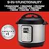 Duo Plus 9-in-1 Electric Pressure Cooker, Slow Cooker, Rice Cooker, Steamer, Sauté, Yogurt Maker, Warmer & Sterilizer, Includes App With Over 800 Recipes, Stainless Steel, 6 Quart