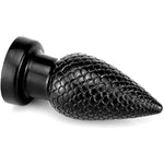 Silicone Anal Plug, Liquid Silicone Butt Plug, Prostate Massage G-Spot Stimulator Anal Trainer Kit For Beginner Advanced Players (Pine Cone M)