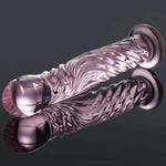 Glass Dildo Fantasy Dildo Adult Sex Toys For Couples, Pink Dildo Glass Buttplug Anal Toy For Prostate Massager Dilators, Realistic Clear Dildo Thin Dildos Women Sex Toy For Men